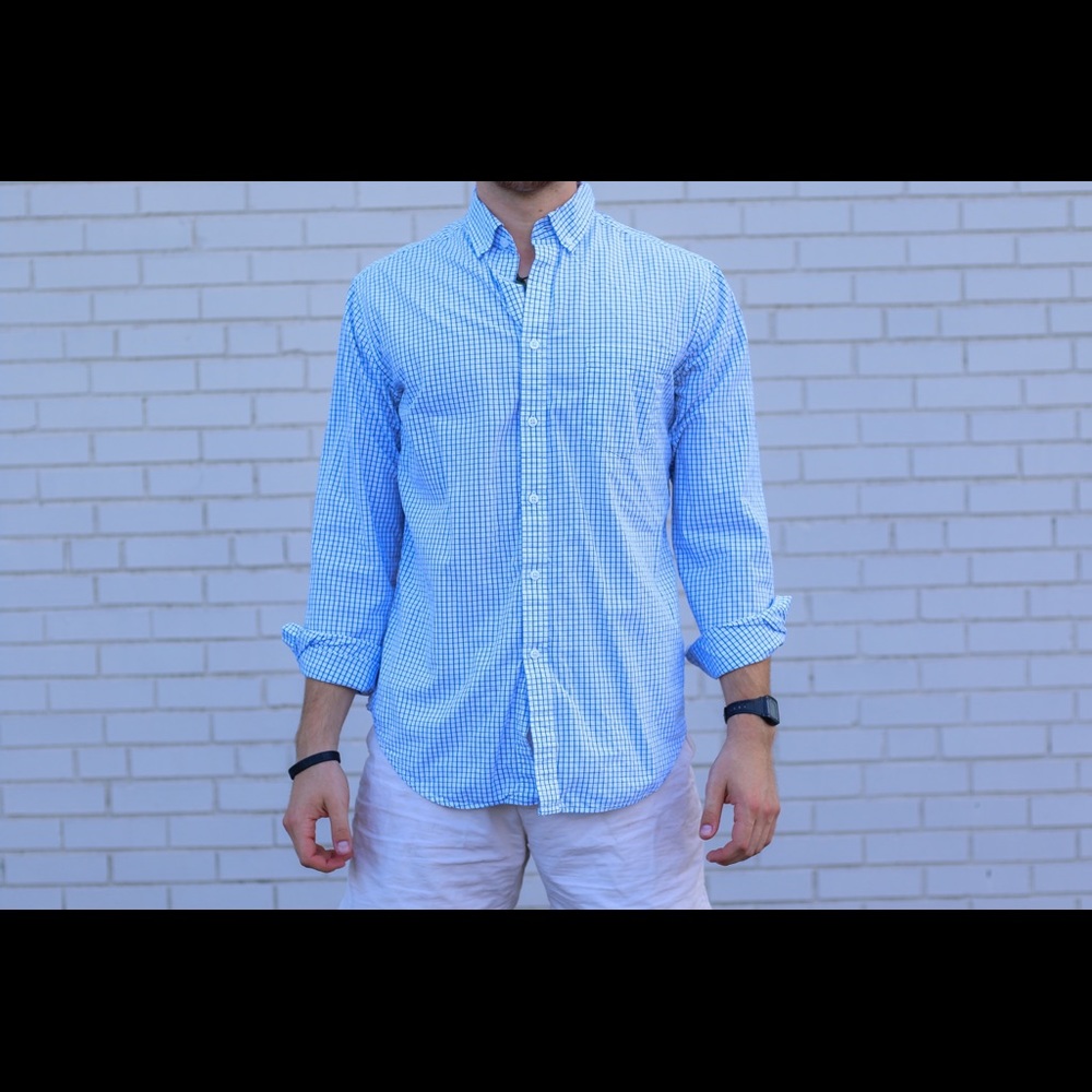 Blue Button Down